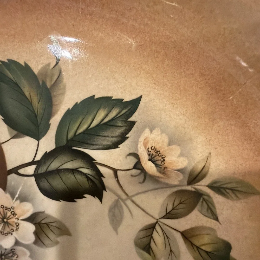 Vintage Ceramic Apple Pie Recipe-Pie Plate 1979 Handmade Signed